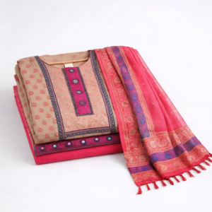 Grey Pink Designer Salwar Kameez