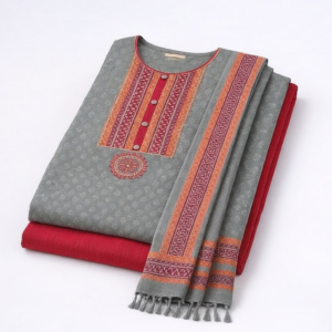 Peach Gold Elegant Salwar Kameez