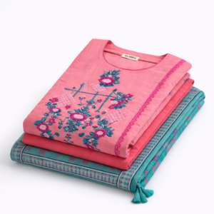 Alternative view of Women's Pink Color Three Piece