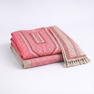 Coral Pink Designer Salwar Kameez