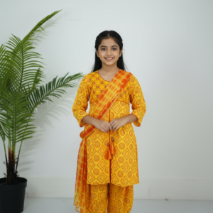 Girls Dhoti 3 Piece
