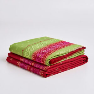 Green Red Designer Salwar Kameez