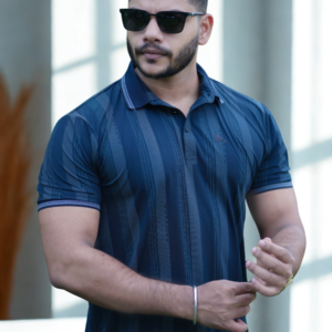 Navy Blue Polo T-Shirt | P-21