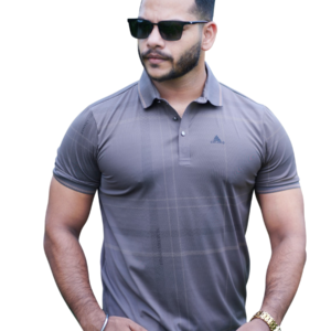 Ash Grey Polo T-Shirt | P-24