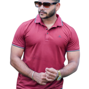 Maroon Polo T-Shirt | P-30