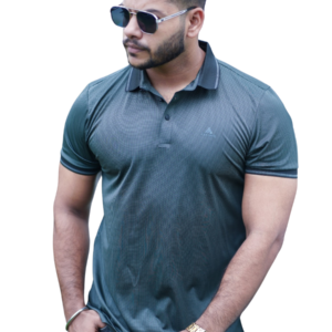 Steel Grey Polo T-Shirt | P-32