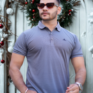 Steel Blue Polo T-Shirt | P-44