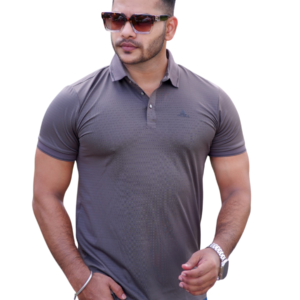 Mocha Brown Polo T-Shirt | P-51