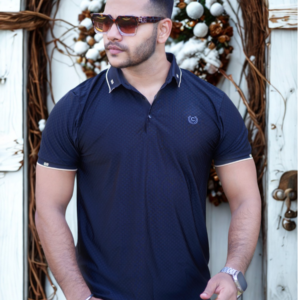 P-56: Midnight Black Premium Polo