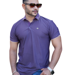 P-62: Purple Trendy Polo Shirt