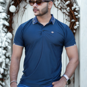 P-63: Deep Blue Classic Polo Shirt