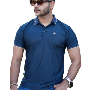 P-63: Deep Blue Classic Polo Shirt