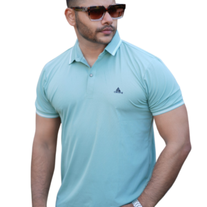 P-78: Sky Blue Summer Polo