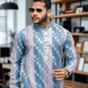 Men’s Classic Panjabi – Sky Blue | PNJ-626