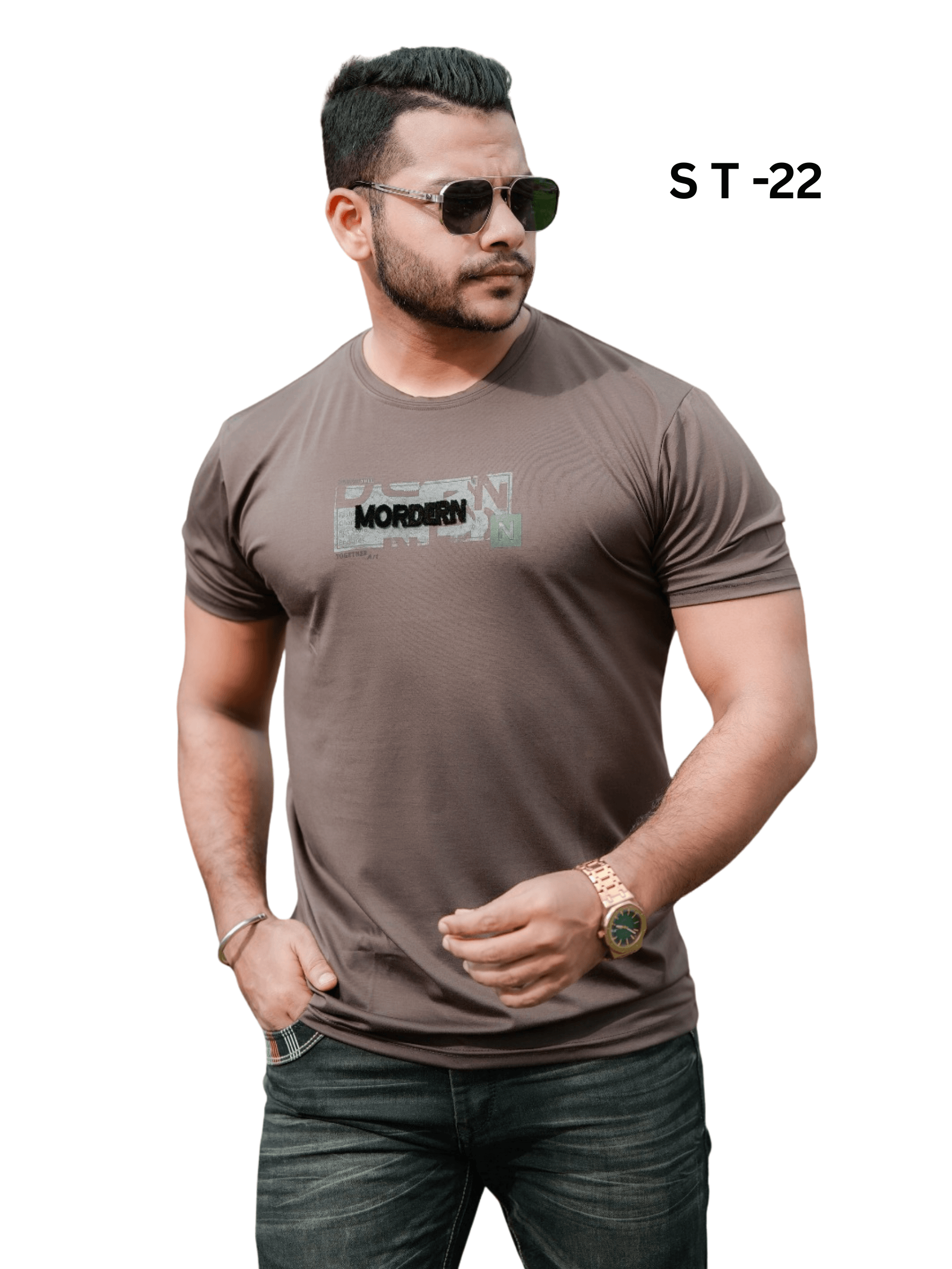 Men’s Dusty Grey T-Shirt | ST-22