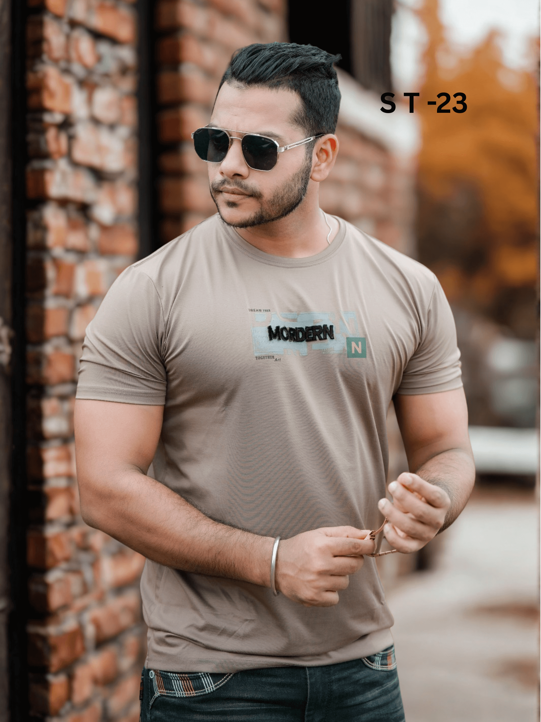 Men’s Dusty Grey T-Shirt | ST-23
