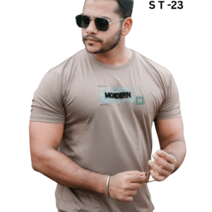 Alternative view of Men’s Dusty Grey T-Shirt | ST-23