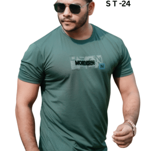 Alternative view of Men’s Mineral Green T-Shirt | ST-24