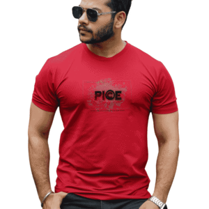 Crimson Red Graphic T-Shirt | ST-27