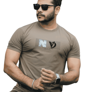 Coffee Brown Trendy Tee | ST-37