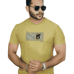 Mustard Yellow Graphic Tee | ST-49