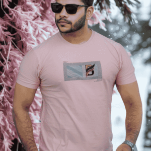 Soft Pink Casual T-Shirt | ST-50