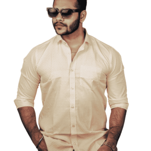 Men’s Premium Sand Color Casual Shirt | SR-1814