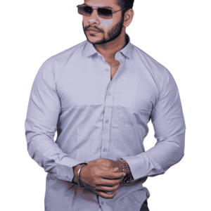 Men’s Smart Fit Light Blue Casual Shirt | SR-1850