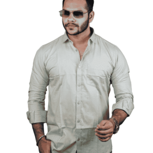 Men’s Premium Solid Casual Shirt | SR-1853