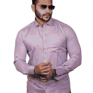 Men’s Modern Lavender Casual Shirt | SR-1858