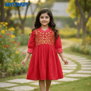 Alternative view of A-line Frock