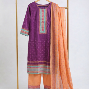 Purple Peach Designer Salwar Kameez