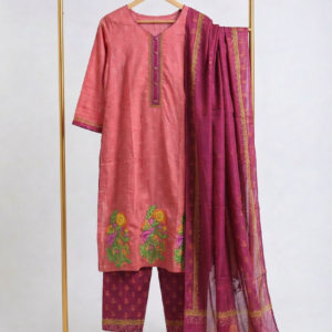 Maroon Embroidered Salwar Kameez