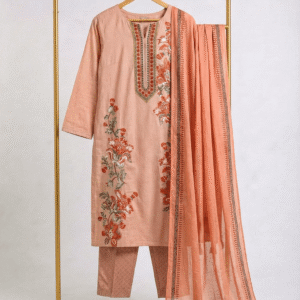Peach Arshia Set