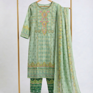 Mint Green Casual Three Piece