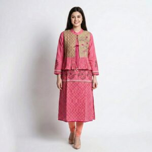 Orchid Pink Flare Kurti