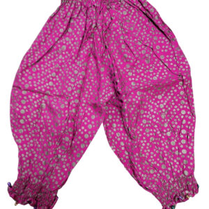 Girls Dhol Salwar – Pink Floral Cotton Bottom