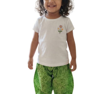 Girls Dhol Salwar – Light Green Comfortable Kids Wear