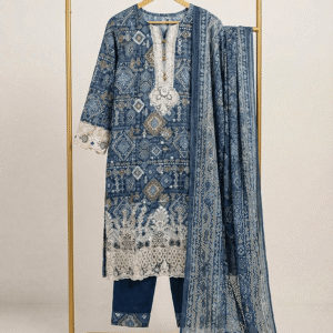 Blue Maya Embroidered