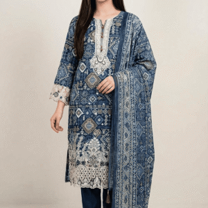 Blue Maya Embroidered