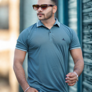 Men’s Premium Teal Blue Polo Shirt | P-83