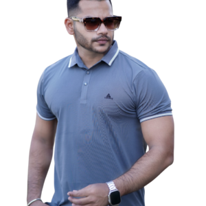 Men’s Premium Steel Grey Polo Shirt | P-87