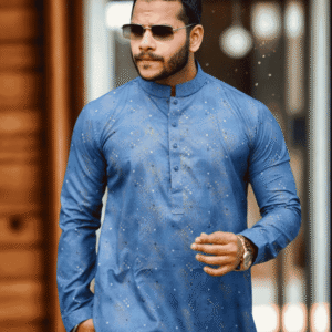 Royal Blue Panjabi | PNJ-612