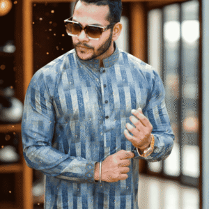 Indigo Line Panjabi | PNJ-609