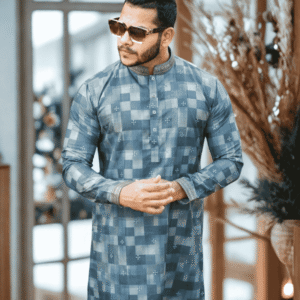 Grey Pixel Panjabi | PNJ-603