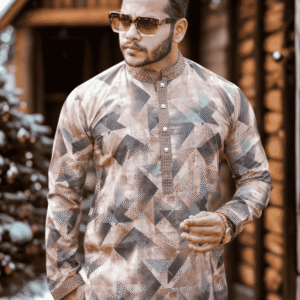 Earth Tone Panjabi | PNJ-591