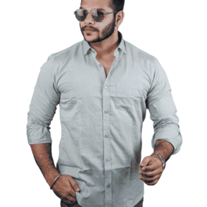 SR-1866 – Ice Blue Slim Fit Casual Shirt