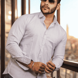 SR-1867 – Light Lavender Premium Cotton Shirt