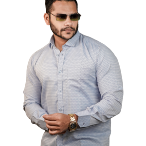 SR-1873 – Soft Grey Formal Casual Shirt