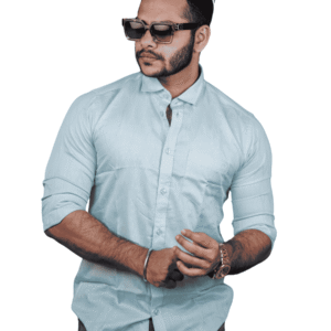 SR-1879 – Pastel Blue Premium Casual Shirt